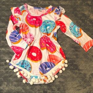Baby girl donut romper size 12-18 Months